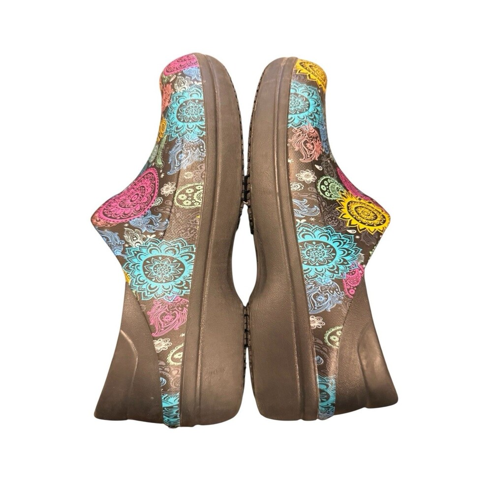 Womens Comfort Crocs Size 9 Neira Pro‎ II  Slip Resistant Work Clogs Mandala - Picture 5 of 7